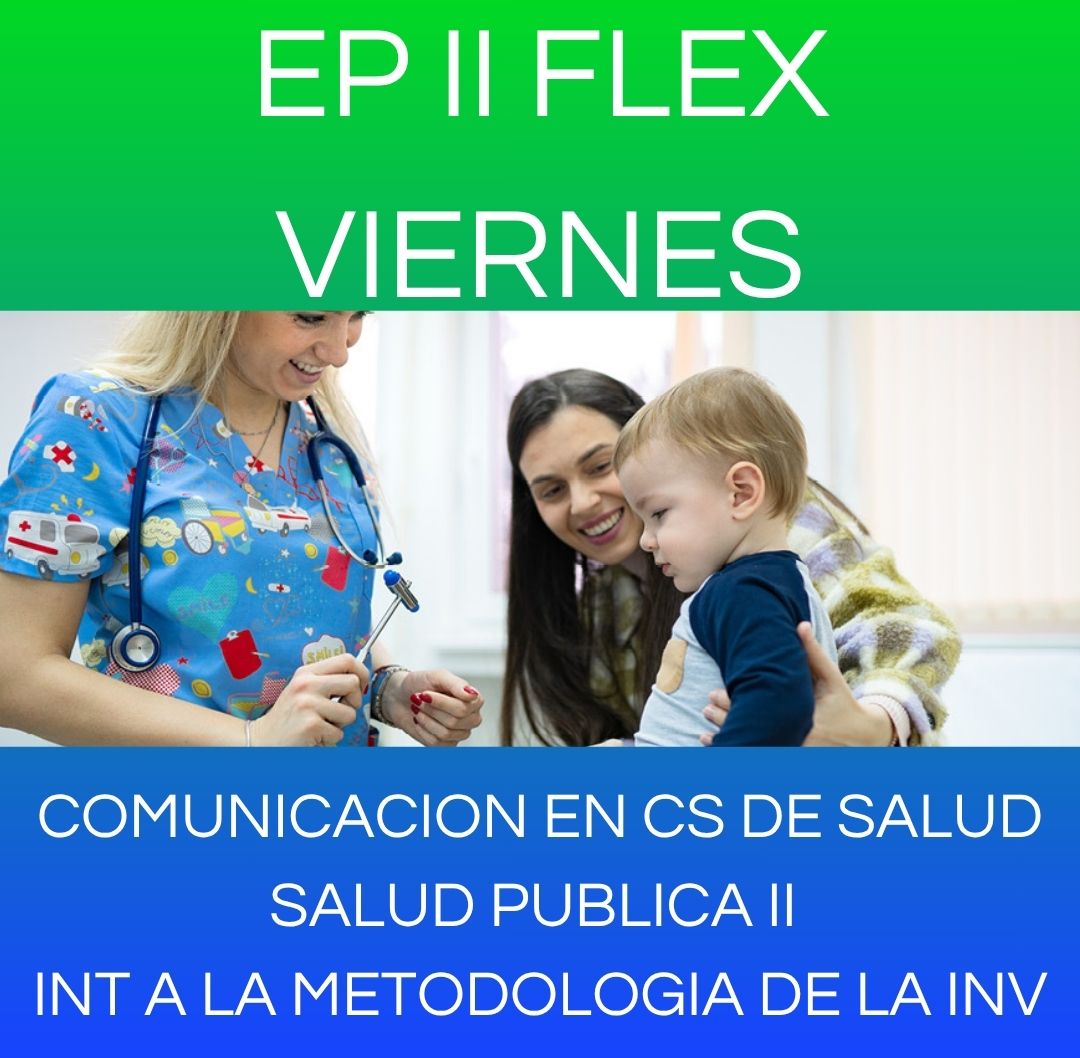 COMUNICACION EN CS DE LA SALUD // SALUD PÚBLICA II // INT A LA MET DE LA INVESTIGACION - EP II FLEX VIERNES 2025
