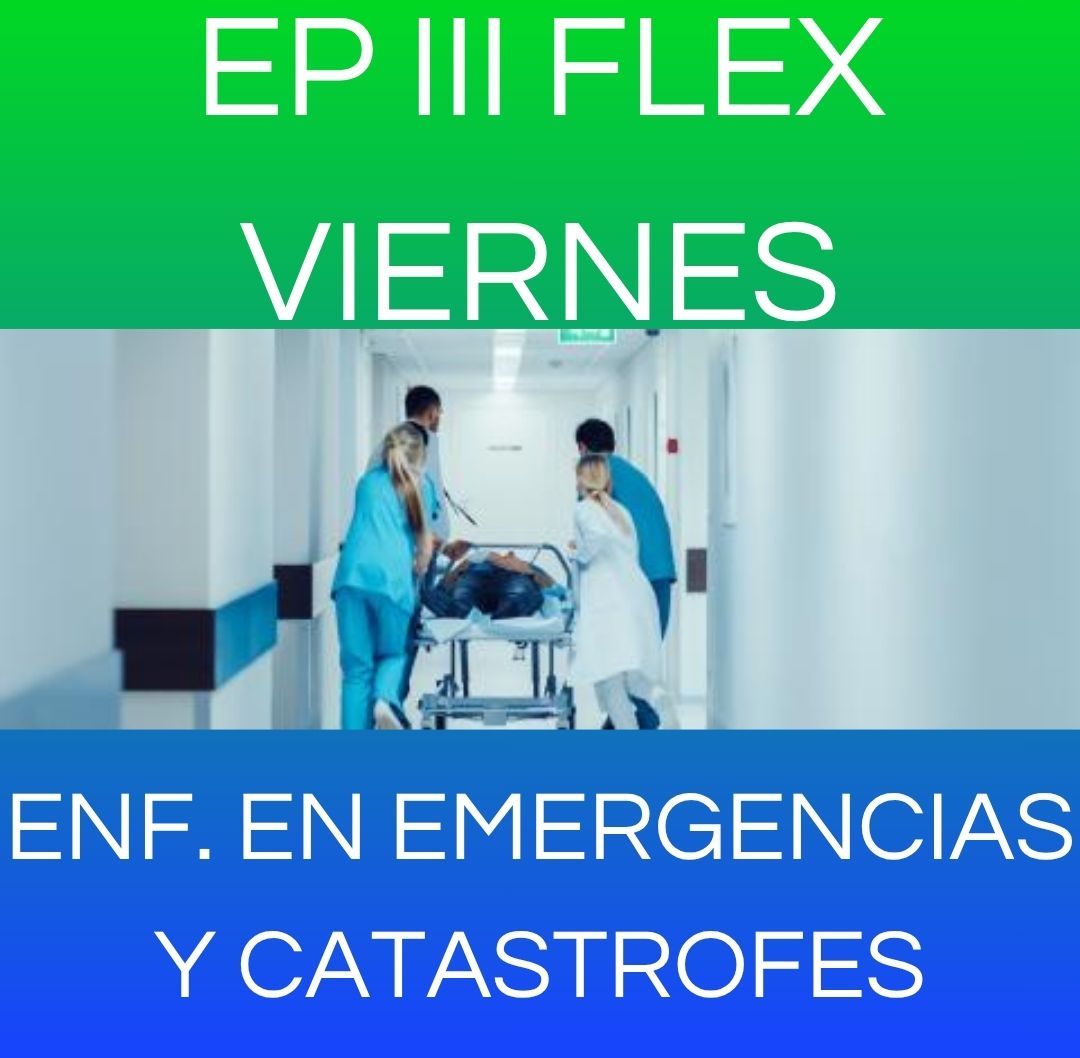ENFERMERIA EN EMERGENCIAS Y CATASTROFES - EP III FLEX VIERNES 2026