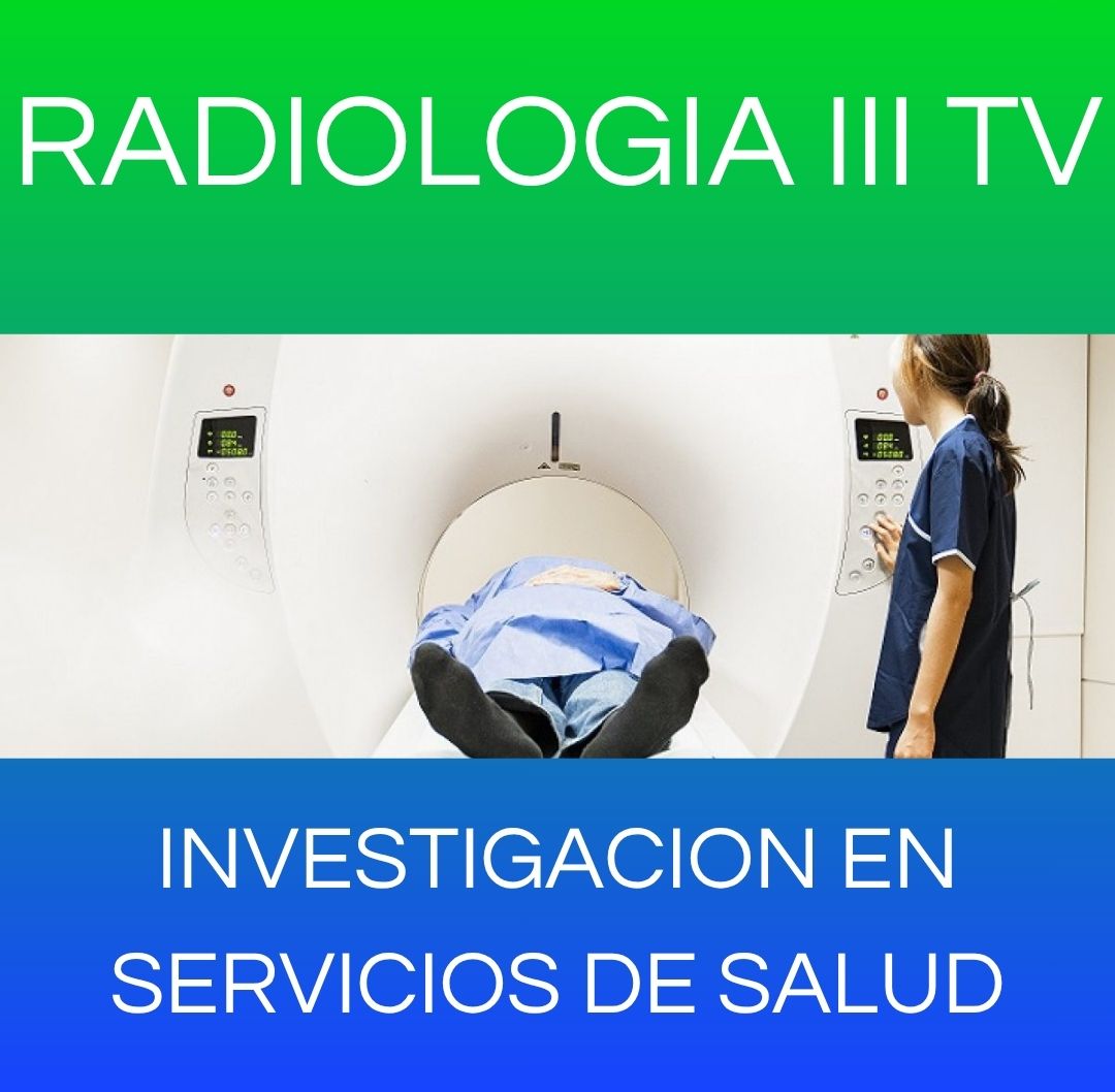 Investigación en Servicios de Salud - RX III TV 2026