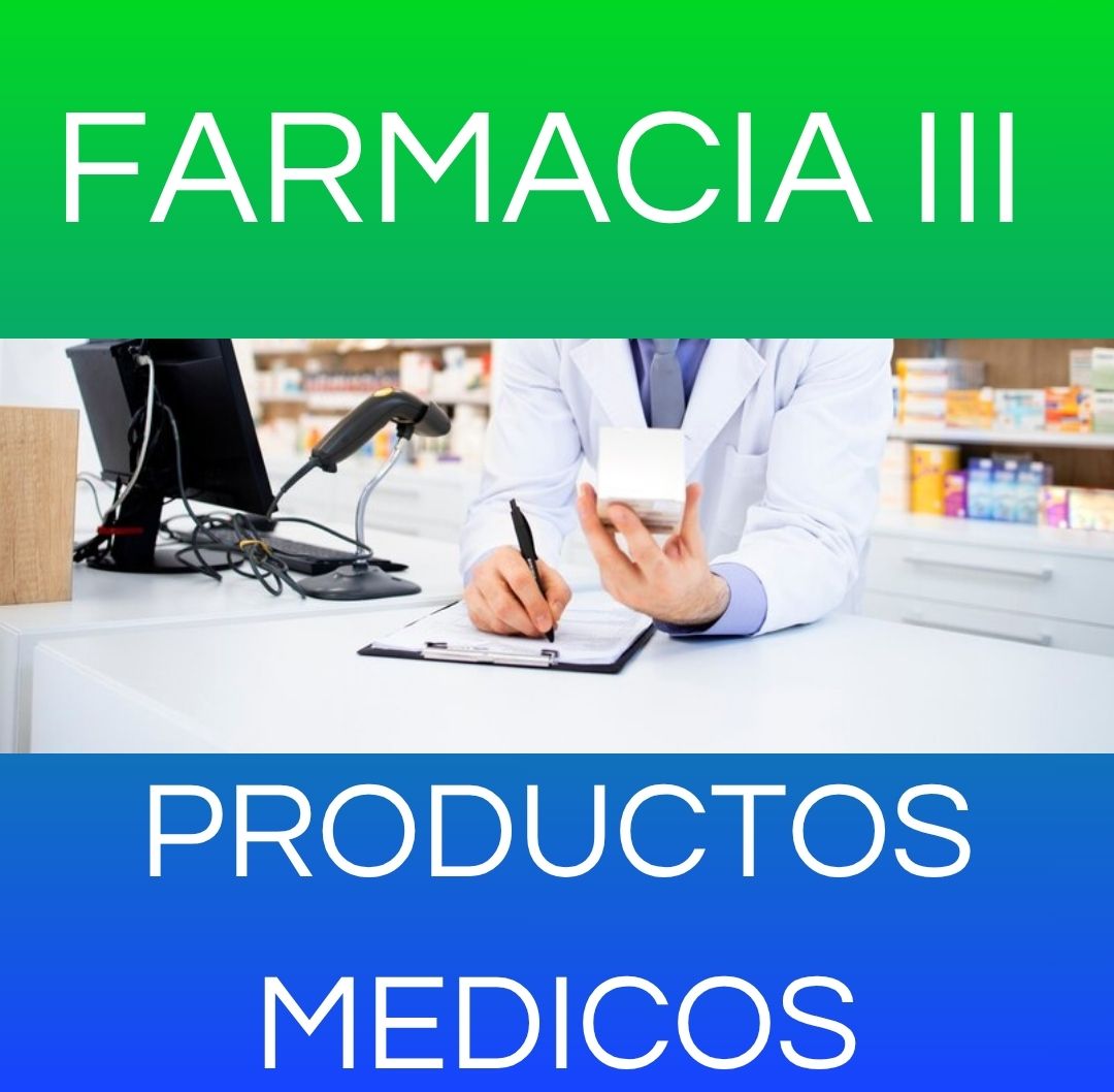 Productos Médicos - FARMACIA III TV 2026