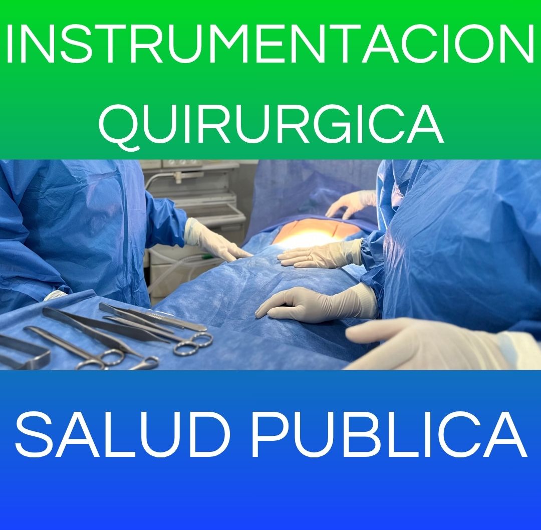 SALUD PUBLICA - Tec. Sup. en Instrumentacion Quirurgica 2026 