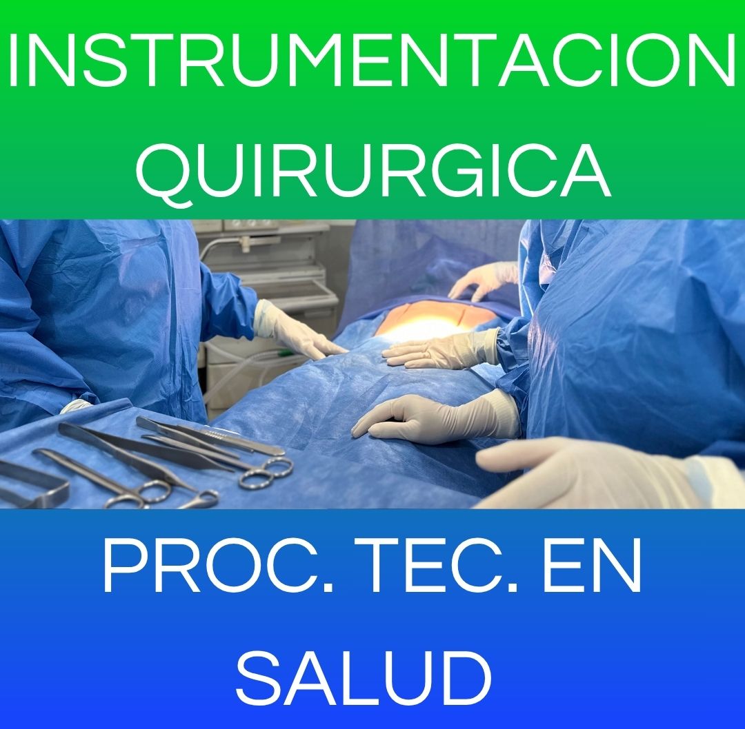 PROCESOS TECNOLOGICOS EN SALUD - Tec. Sup. en Instrumentacion Quirurgica 2026