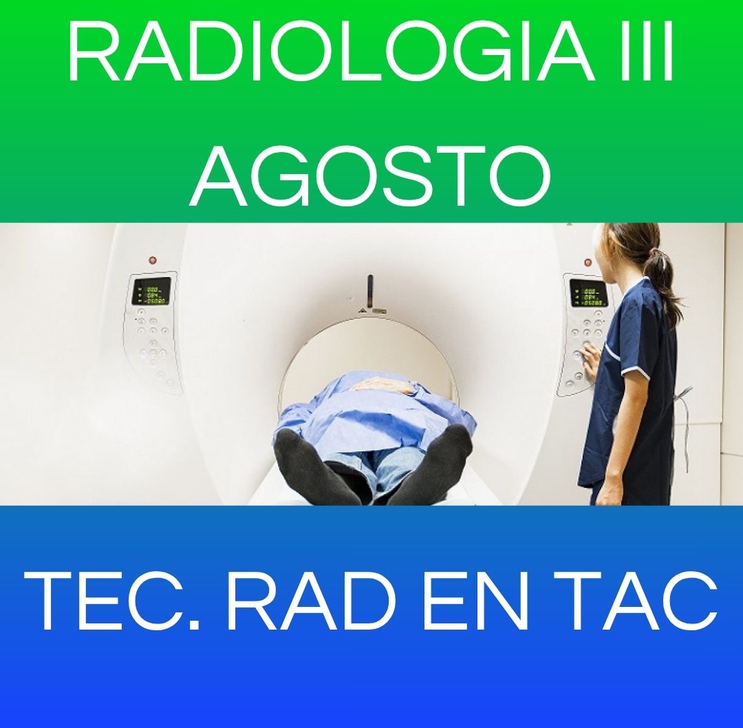 Técnicas Radiológicas en Tomografía Computada - RX III AG 2026
