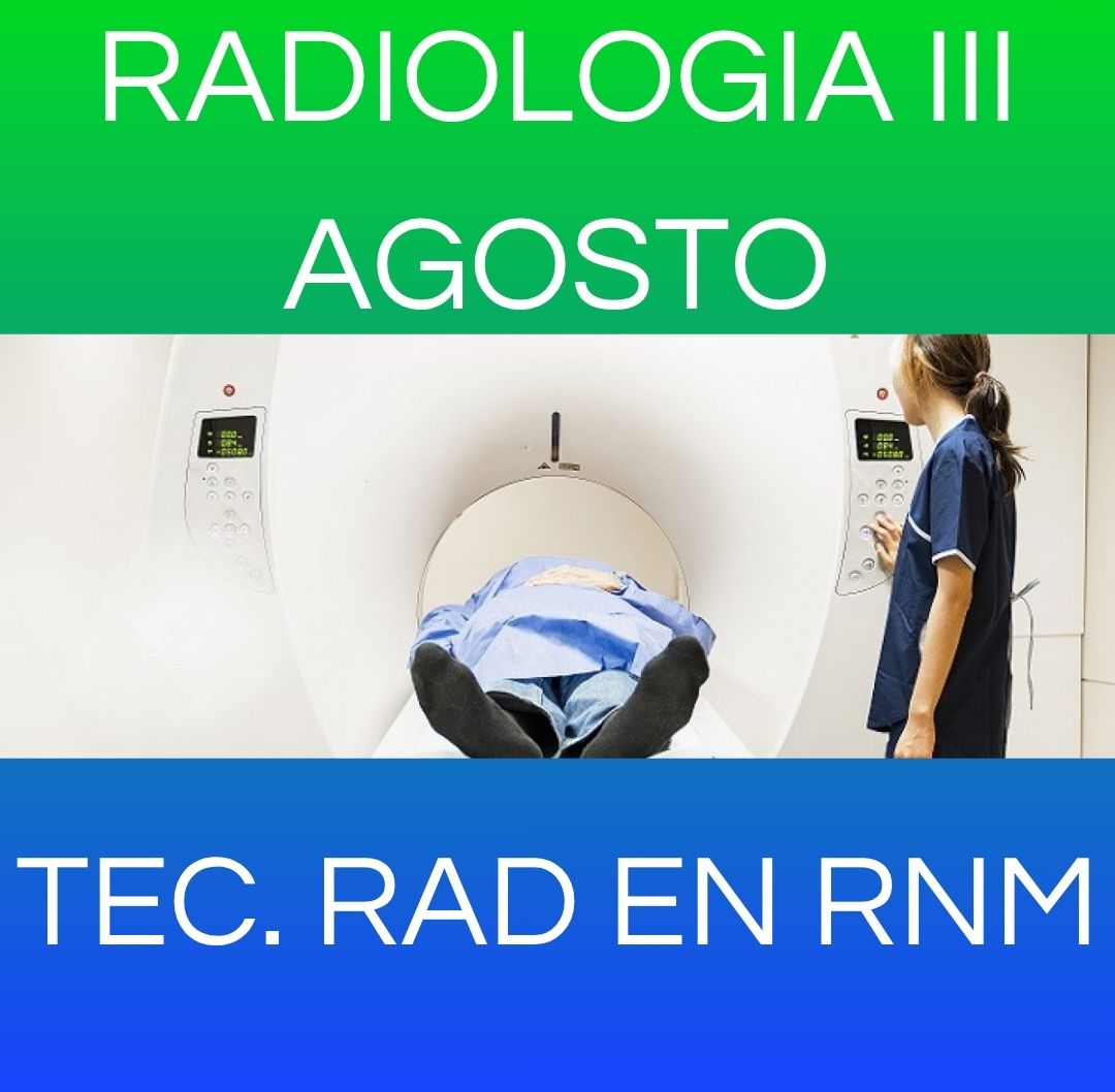 Técnicas Radiológicas en Resonancia Nuclear Magnética - RX III AG 2026