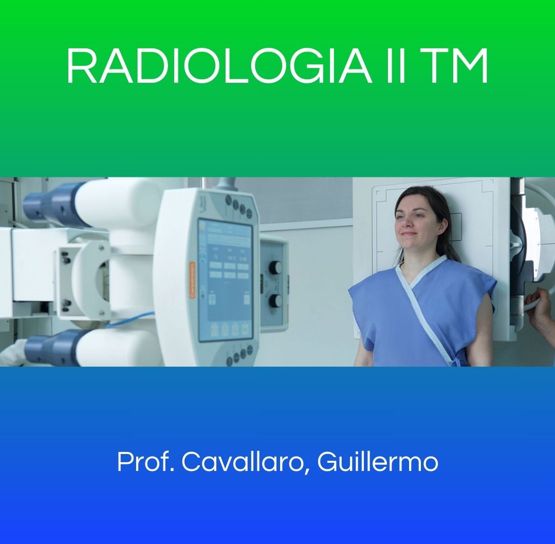 RX II - Técnicas Radiológicas de Radiodiagnóstico