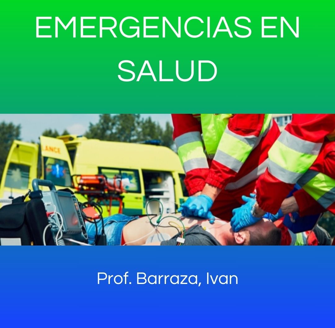 EMERGENCIAS DE SALUD - DESASTRES I 