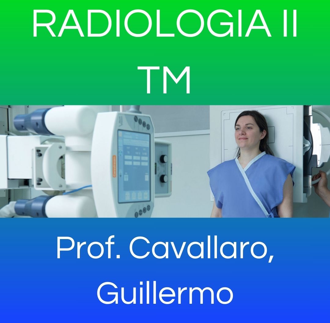 Técnicas Radiológicas de Radiodiagnóstico - RX II TM 2025