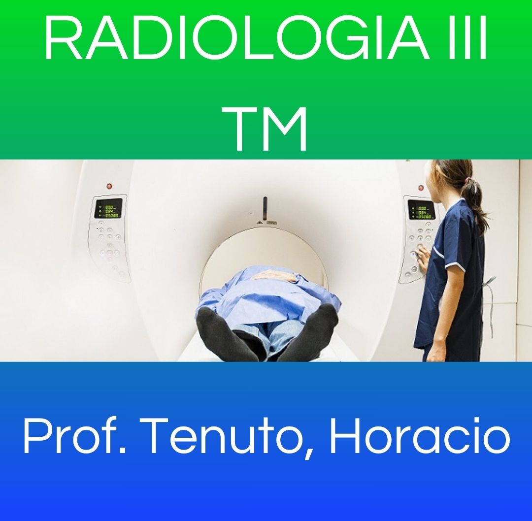 RX III TV 2025 - Técnicas Radiológicas en Resonancia Nuclear Magnética