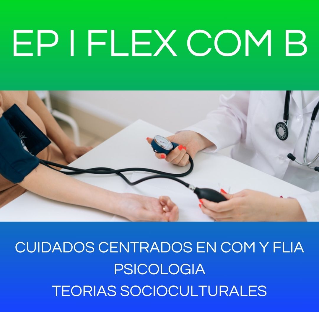 CUIDADOS CENTRADOS EN COM Y FLIA PSICOLOGIA TEORIAS SOCIOCULTURALES - EP I FLEX SAB B 2025